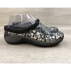Merrell Encore Flora Women's Clog Black Mesh 6.5  Slip On‎ Casual Walking Shoes